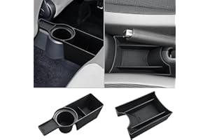 CDEFG Kompatibel mit VW UP GTI/Seat MII/Citigo 2013-2023 Mittelkonsole Organizer Aufbewahrungsbox Aufbewahrung Auto Center Console UP GTI Zubehör [2 Stück]