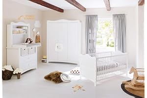 PINOLINO 100023BGR Florentina pour Chambre d'enfant avec Large étagère Blanc 1 pièce