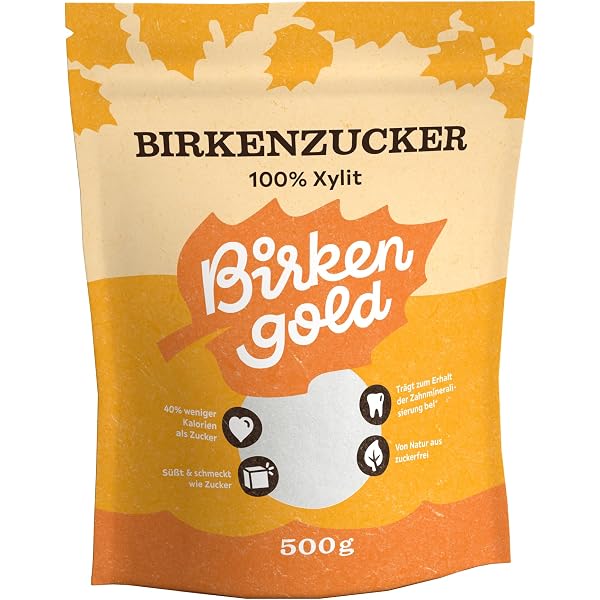 Xylit Premium (Birkenzucker) – 100 G, Aus Holz & Rinde, Zahnfreundlicher Zuckeraustauschstoff, Von Dragonspice