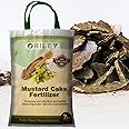 ORILEY 𝐎𝐫𝐠𝐚𝐧𝐢𝐜 𝐌𝐮𝐬𝐭𝐚𝐫𝐝 𝐂𝐚𝐤𝐞 𝐅𝐞𝐫𝐭𝐢𝐥𝐢𝐳𝐞𝐫 for Plants Sarso Khali 100% Pure & Natural Plant Food Growth Nutrient and Manure (2 Kg)