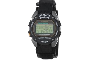 Armitron Sport Męski zegarek z cyfrowym chronografem i nylonowym paskiem, 40/6623