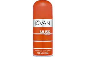 Jovan Musk Deodorant Spray for Men, 150 ml