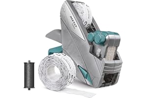 Original Meto Classic M etiquetadora de precios - precio, precio básico (de dos líneas, 16 dígitos para etiquetas de 26×16 mm, listo para usar) 1× etiquetadora manual