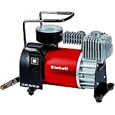Einhell Mini Kompres&ouml;r CC-AC 35/10 12 V (maks. 10 bar, 35 l/dak hava &ccedil;ıkışı, &ccedil;akmak soketi ile bağlantı, manometre, 4 ek adap