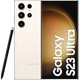 Samsung Galaxy S23 Ultra Android Smartphone, 256GB, 5.000mAh Akku, Smartphone ohne Vertrag Cream inkl. 36 Monate Herstellerga