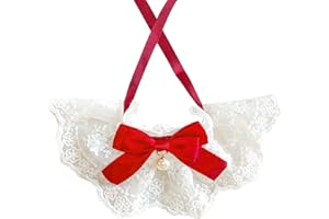 PAWHITS 2 Stück Hundehalstuch Hund Katze Fliege Haustier Halsband Perle Nette Halskette Halsriemen Für Haustier Kostümzubehör