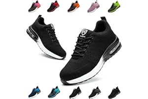 Bawalon Safety Shoes Trainers Men Womens Steel Toe Trainers, Lightweight Safety Shoes Breathable Work Trainers