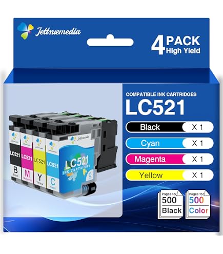 Lot De 12 Cartouches D'encre Compatibles Brother DCP750CW (LC1000) - Noir + Couleurs - Neuf