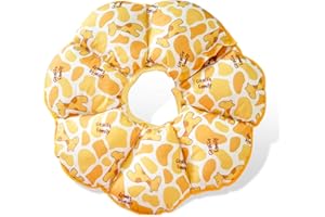 PETCUTE Conos Inflable para Perros Gatos Collar isabelino Inflable para Perro de Recuperación De Mascotas XS