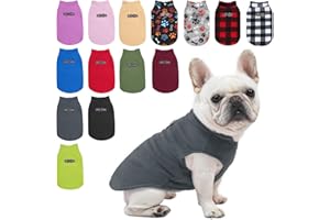 BEAUTYZOO Fleeceweste für Hunde – Winterjacke mit Kapuze und D-Ring für Leine – Warmes Mantelchen für kleine und mittelgroße Hunde