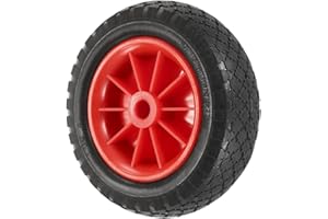 HUIOP 1pc 10'' Solid Tire Wheel for Kayak Canoe Trolley Cart Replacement Tire,kayak cart wheel