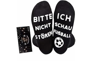 Himozoo Nicht stören Ich schaue Fußball Socken, Vatertag Geschenke für Männer, Neuheit Socken Geschenke für Teenager Jungen, Sohn, lustige Geschenke für Papa, Mann, Opa, Männer
