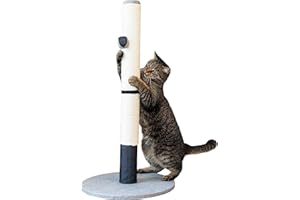 KERBL PET Colonna tiragraffi Opal Pro, grigio/nero, 40 x 40 x 80 cm