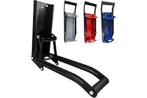 U-BCOO Trituradora de latas de aluminio, 33cl/500 ml, botellas de plástico de cerveza enlatada y refresco, y abridor de tarros, para reciclaje(negro)