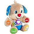 Fisher-Price - Il Cagnolino Smart Stages Ridi & Impara, morbido peluche educativo per imparare le prime paroline, con 75+ can
