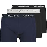 JACK &amp; JONES Jacvesterbro Solid Trunks 3 Pack Noos Jacvesterbro Solid Trunks 3'l&uuml; Paket Noos Erkekler