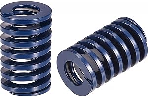 sourcing map Troquel Resorte, 2uds 20mm OD 30mm Largo Espiral Estampado Ligera Carga Compresión Troquel Resortes para 3D Impresora Eléctrica Pieza, Azul