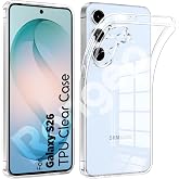Rongep [Maxi-Clear] Samsung Galaxy S26 i&ccedil;in Şeffaf Telefon Kılıfı Kamera Y&uuml;kseltili Galaxy S26 Koruyucu Esnek ve Hafif Tasarı