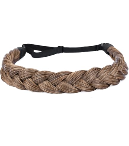 Fascia Per Capelli Intrecciata In 1 Pezzo, Fascia Per Capelli Intrecciata In 1 Pezzo, Trecce Per Parrucche Da Donna, Estensioni Dei Capelli, Accessori Per Capelli, Soffici Decorazioni A Treccia