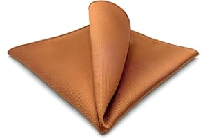 S&W SHLAX&WING Carrés de Poche pour Hommes Couleur Unie Bleu Vert Jaune XL pour Mariage