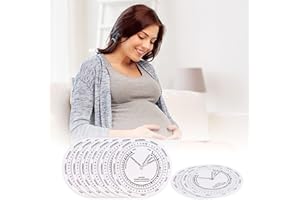 Yuehuamech 8Pcs Pregnancy Wheel Professional Pregnant Due Date Calculator for Doctors Midwives Nurses Pregnant Patients Fertility Predictor and Tracker for Mom
