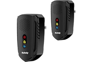 ROLEDY® 2025 Ultraschall Mäuseabwehr, Ultraschall Schädlingsbekämpfer 3 Arbeitsmodi, Dual-Frequenz, Effektiv gegen Mäuse, Ratten, Moskitos, Spinnen, Ameisen – 2 Stück (DE)