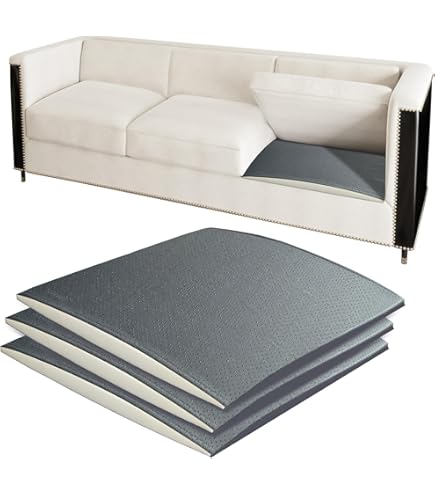 Cuscino Ricambio Divano Extra Spesso 55,9x61x15,2 Cm | 5 Strati Memory Foam Con Rivestimento Rimovibile - 4