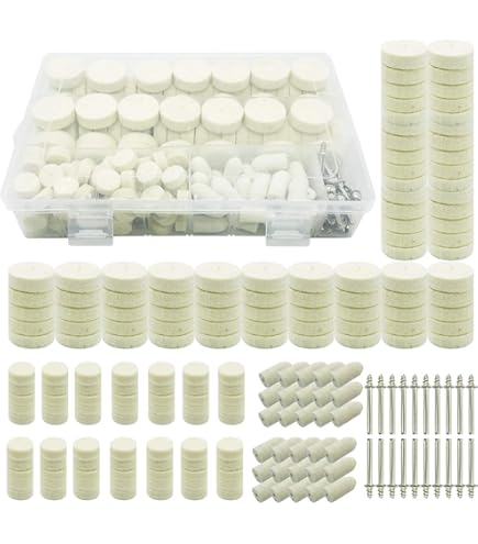 Dischi Per Lucidatura In Feltro, 8 Dischi Per Lucidatura In Feltro Di Lana, 125 Mm, Dischi Abrasivi In Lana Compressa, Dischi Per Pulizia E Lucidatura, Levigatura - Foto 11