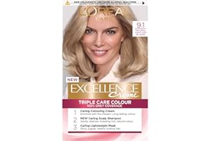 L'ORÉAL PARIS L'Oreal Excellence Permanent Hair Colour 9.1 Light Ash Blonde