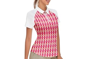 Soneven Poloshirt für Damen Kurzarm Sportshirt mit 1/4 Reißverschluss Sport Tshirts Schnelltrocknend Atmungsaktiv Polohemd für Golf Reiten Tennis Fitness Trainning Laufen