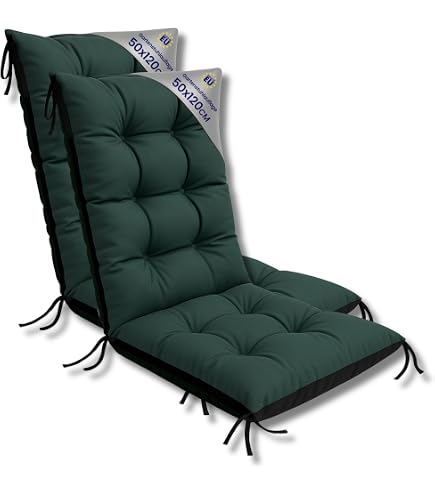 Detex® Lot De 4 Coussins De Chaise Confortables Avec Attaches - Gris 45x45x8cm, Parfait Pour Intérieur Et Extérieur, Fauteuil, Salle à Manger Et Jardin