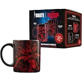 Bialetti Stranger Things Seramik Kupa, Isıya Duyarlı, Renk Değiştiren, Bulaşık Makinesinde Yıkanamaz, 300 ml, Siyah