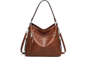 Sacmill Damen Handtasche PU Leder Umhängetasche Shopper Top-Griff Tragetaschen Elegant Schultertasche für frauen