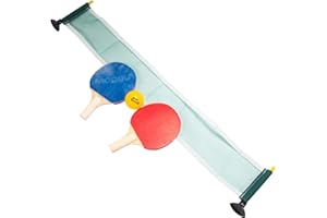 Prodbuy Home Miniature 2 Player Indoor Table Top Tennis Bat Ball & Net Set Ping Pong Paddles