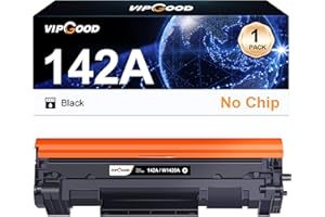 VIPGOOD 142A W1420A Toner Compatibile per HP 142A 142X W1420A W1420X Cartucce di Toner per Laserjet Pro M110w M110we M110 MFP M140we M140w M140 M139w M139we M139 (1 Nero, Senza Chip)