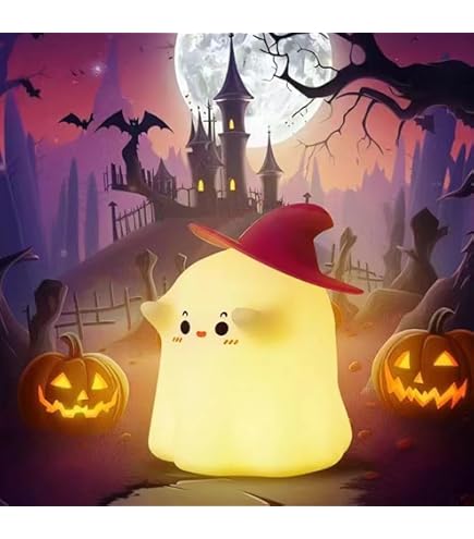ZWOOS Luce notturna a forma di zucca per bambini, 3 modalità di luce