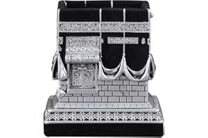 ihvan Online Décoration de Maison Islamique, Décoration d'Art de Table Musulman, Modèle de Réplique de Kaaba, Cadeaux Ramadan Eid pour Musulman, Serre-Livres, Décor Islamique Turc, Taille: Moyen