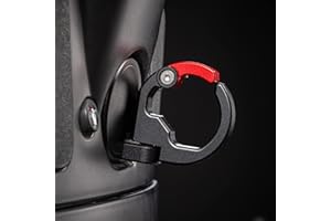 Fayedenicy Motorcycle Hook Hanger H.elmet Cargo Carry Holder Luggage Bag Bottle Hook Storage Hook for P.iaggio Vespa GTS300 GTS 300 GTV All Year Scooter Accessories Kit (Red)