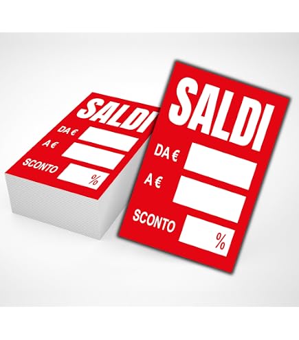 CARTELLINI SEGNAPREZZI 50PZ 6X9 FLASH (SP131) ASSORTITI
