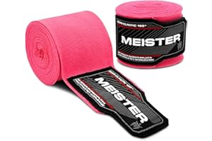 Meister Bandes Semi-Élastiques Junior de 108" (274 cm) pour MMA et Boxe (Paire)