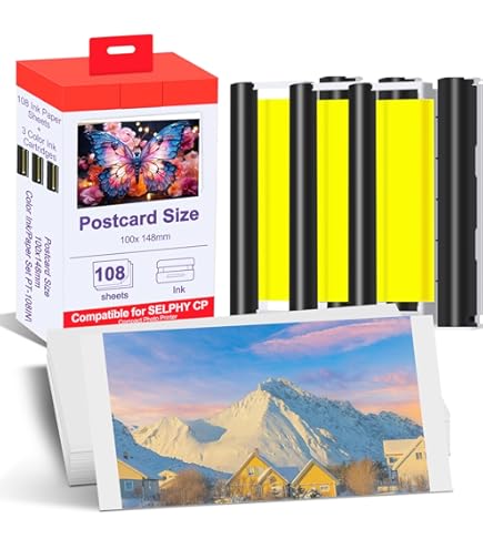 Canon XC-60L Genuine Ink + Paper Set, for SELPHY Square QX20-60