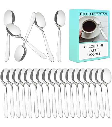 Set Di 36 Cucchiaini Da Caffè In Acciaio Inox - Eleganti E Resistenti, Per Casa, Bar O Feste - Foto 3