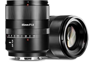 7artisans AF85mm f1.8 Objectif Automatique Portrait Plein Format Compatible avec Les appareils Photo Panasonic LUMIX S Series/Sigma série L (Noir)