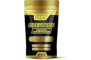 SAMUAL'S Creatine Capsules 5200mg – High Strength Creatine Monohydrate Capsules for Muscle Growth & Recovery – 240 Vegan Creatine Pills - UK Power Labs
