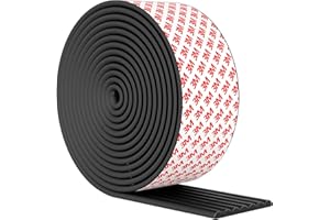 YICHYAYA Kantenschutz, 5M Weichem extra Breit Schaumstoff Kantenschutz für Möbel Kantenschutz Baby Sicherheit Kindersicherheit Kinderschutz Stoßschutz für scharfe Kanten Tisch Möbel, schwarz