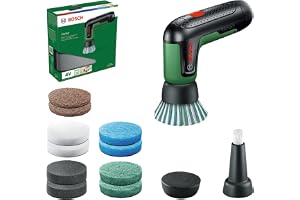 TAYDO (UniversalBrush 4V) sladdlös elektrisk borste (inkl. komplett 12-delars tillbehörsset och mjuk väska, i kartong)