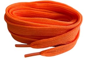 Smart Laces 120cm/47 Long Coloured Flat Trainer Shoe laces ideal replacement laces for adults or kids Trainers sneakers athletic shoes Sports Football Rugby boots Shoe Laces Shoelaces