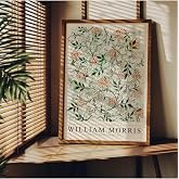 Fark Tanıtım William Morris &Ccedil;er&ccedil;evesiz Poster, Modern Dekoratif &Ccedil;er&ccedil;evesiz Poster, Tablo, Morris-2, 40 x 50