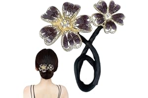 Traziewell Haaraccessoires Damen Lazy Hair Curler Bun Maker Deft Dutt Donut Maker Magic Bun Geschickt Haarknoten Maker Schneller Wiederverwendbarer French Twist Haarknotenmacher für Haarknoten 0610