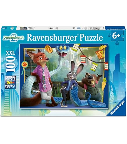 Ravensburger Puzzle 100 Pièces XXL Carte du Monde - 6 Ans